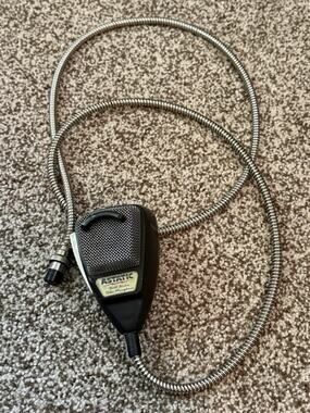 ASTATIC 636L Silver Anniversary Edition CB Radio Microphone 4-pin mic Metal Cord